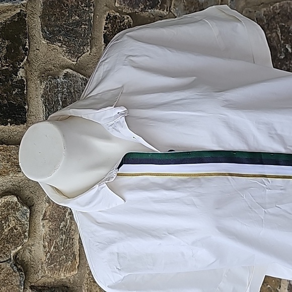 ZARA SHIRT DRESS WITH STRIPE White Size Medium - Picture 3 of 10